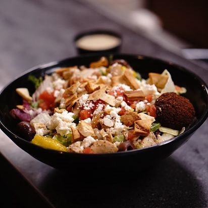 Order Greek Chicken Salad food online from King David Restaurant store, Fayetteville on bringmethat.com